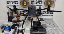 Uso de drones no tráfico: Brigada Militar apreende equipamento de alta tecnologia em Porto Alegre