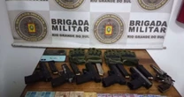 Fardados e armados: Brigada impede possível crime transfronteiriço e prende 5 em Santana do Livramento