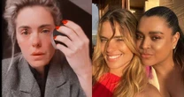 Carolina Dieckmmann surge abatida e volta ao trabalho após a morte de Preta Gil: 'Me obrigando a levantar'