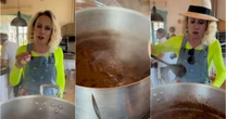 Ana Maria Braga prepara feijão 'encaralhado' para visitas em sua fazenda; saiba o que é