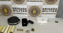 Trio é preso por porte ilegal de arma e tráfico de drogas em Viamão