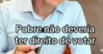 MP-SP processa influenciador por vídeo em que defende restrição do voto de pessoas pobres