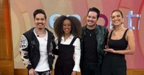 Kaique e Felipe encantam público ao vivo no programa 'Encontro com Patrícia Poeta'
