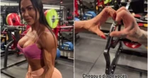 Gracyanne Barbosa surpreende e apresenta seu 'grande amor'