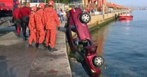 Carro cai na Baía de Guanabara, no RJ; motorista está desaparecido
