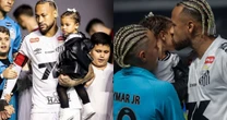 Filho de Neymar se inspira no pai e copia estilo