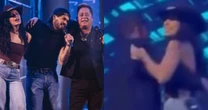 Orgulhoso? Leonardo exibe momento com Zé Felipe e Ana Castela em show: 'Sogro'