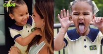Mavie homenageia Neymar com look personalizado para acompanhar Brasil x Noruega e encanta seguidores
