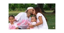 Encontro de grávidas! À espera do 5º filho de Neymar, Bruna Biancardi leva mão à barriguinha de gravidez em passeio na Disney com irmã e amiga