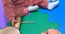 Futura artista? Bruna Biancardi mostra Mavie em aula de música