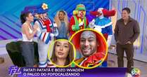 Só tem no Brasil! Após SBT expôr traição de Neymar, Patati, Patatá e Bozo entram no programa e web 'pira': 'Programa mais aleatório'