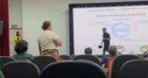 Homem é preso após ser cobrado por dívida de pensão alimentícia enquanto palestrava no Piauí