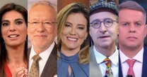 Quem são os jornalistas de TV mais próximos de Lula, Bolsonaro, Janja e Michelle