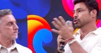 Climão no 'Domingão': Luciano Huck interrompe Cauã Reymond após 'alfinetada'