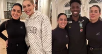 Virginia Fonseca e Vini Jr. reaparecem juntos em clínica nos EUA após eliminação do Brasil