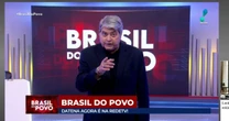 Datena estreia com broncas na produção, pautas sérias, vários merchans e audiência baixa