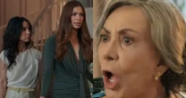 Três Graças: Josefa fala demais sobre Arminda com Ferette na frente de Zenilda e é enforcada