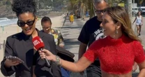 Estrelismo? Bella Campos ignora repórter e é detonada: 'Arrogante'
