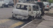 Criminosos incendeiam carro em Canoas após operação da Brigada Militar