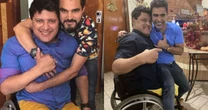 Irmão de Zezé Di Camargo e Luciano mostra dificuldades com cadeira de rodas