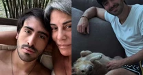 Beleza do filho caçula de Glória Pires rouba a cena