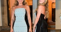 Nem discreta, nem básica! Lívia Andrade comemora 42 anos com vestido bicolor e laço gigante; veja fotos