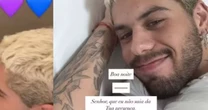 Zé Felipe dorme sozinho em sua 1º noite no Brasil após separação de Virginia e desabafa: 'Quando eu me sentir fraco...'