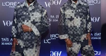 Puro luxo! Lázaro Ramos rouba a cena com look grifado em festa da esposa, Taís Araújo. Veja preço e fotos!