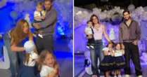 Filhas de Virginia Fonseca e Zé Felipe brigam durante 'parabéns' de irmão caçula; veja