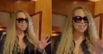 Atração no The Town, Mariah Carey chega ao Brasil e atende fãs em frente a hotel