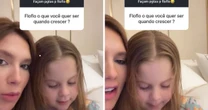Virginia Fonseca se choca ao ouvir sonho da filha: 'Ser dançarina do papai'