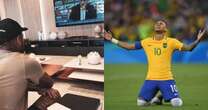 Neymar comemora ao ser convocado para a Seleção Brasileira após um ano e meio: 'De volta'