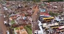 Buscas por desaparecidos são encerradas em cidade do PR destruída por tornado