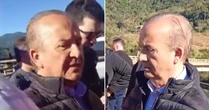 Governador de SC ofende indígenas durante manifestação em barragem: 'A senhora não quer ir à merda?'