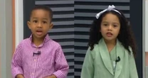 'Mini' apresentadores assumem telejornal da Globo pelo Dia das Crianças