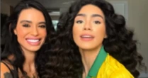 Quem é a ex-bailarina do Faustão noiva de Alline Calandrini, comentarista da Globo?
