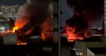 Moradores de bairros vizinhos reclamam de fumaça provocada por incêndio na Lapa, em SP
