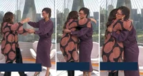 Jornalista da Globo se emociona e pede abraço a Regina Casé durante entrevista ao vivo