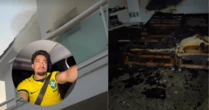 Brunno Danese relata incêndio que destruiu seu quarto
