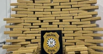 Ação integrada entre Polícia Civil e PRF apreende quase 109 kg de maconha na BR-158 em Santa Maria
