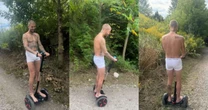 Justin Bieber passeia só de cueca por floresta; veja fotos