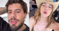 Zé Felipe surge abalado após suposta viagem de Virginia e Vini Jr: 'Cara de choro'