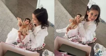 Filha de César Tralli e Ticiane ganha bebê reborn de presente de aniversário