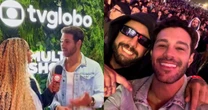 Rodrigo Mussi se diverte no The Town e reencontra colega do 'BBB22'