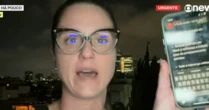 Sirene de ataque em Israel toca ao vivo e repórter da Globo sai correndo