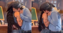 Zé Felipe cheira cangote de Ana Castela durante dança e dupla curte noite juntos