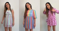 Tatá Werneck entra em trend e veste roupas da filha Clara Maria: 'Quem vai pegar as roupas de quem?'
