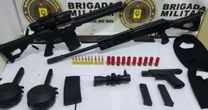 Brigada Militar intercepta arsenal de guerra e prende Mulher em flagrante no RS