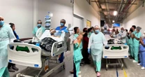 Hospital em MG faz corredor de aplausos para jovem doador de órgãos