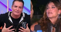 Ex de Cauã Reymond foge de repórter e Leo Dias não perdoa: 'É forte atrás de um celular'